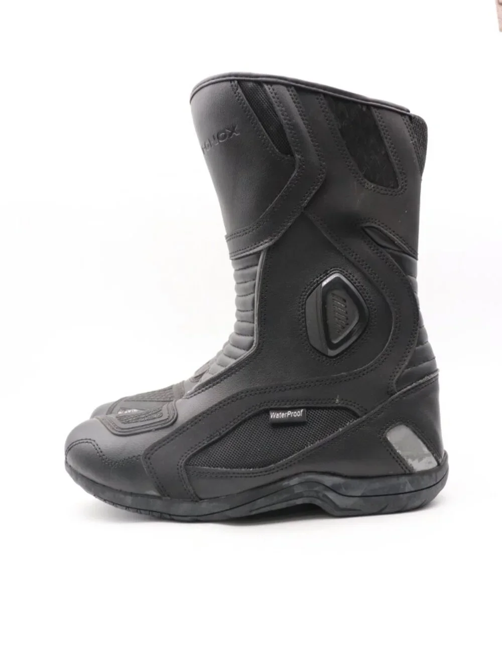 Kronox Lanin Men’s Size 8 Motorcycle Touring Riding Boots Black Waterproof